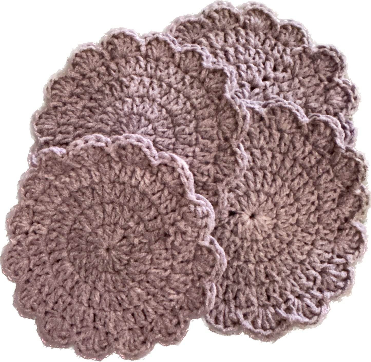 Set of 4 Cotton Coasters